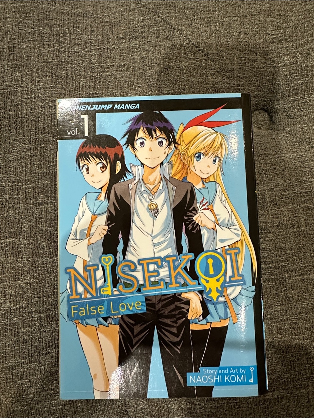 Nisekoi Vol. 1: False Love Manga - Blue Cover by Naoshi Komi
